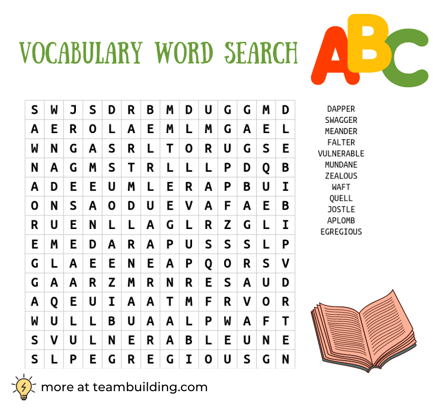 Vocabulary word search
