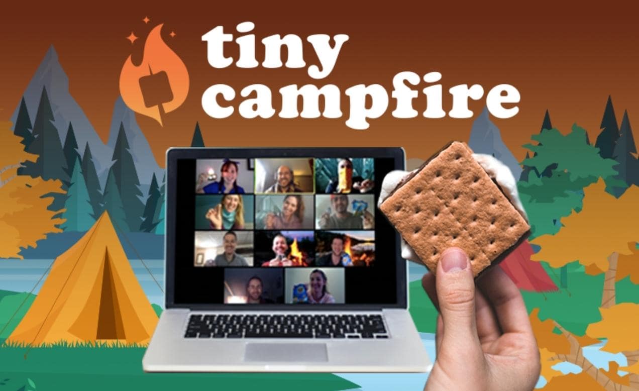 tiny campfire banner
